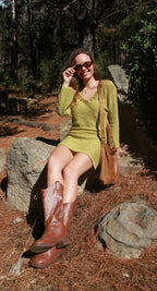 Green Knit Dress