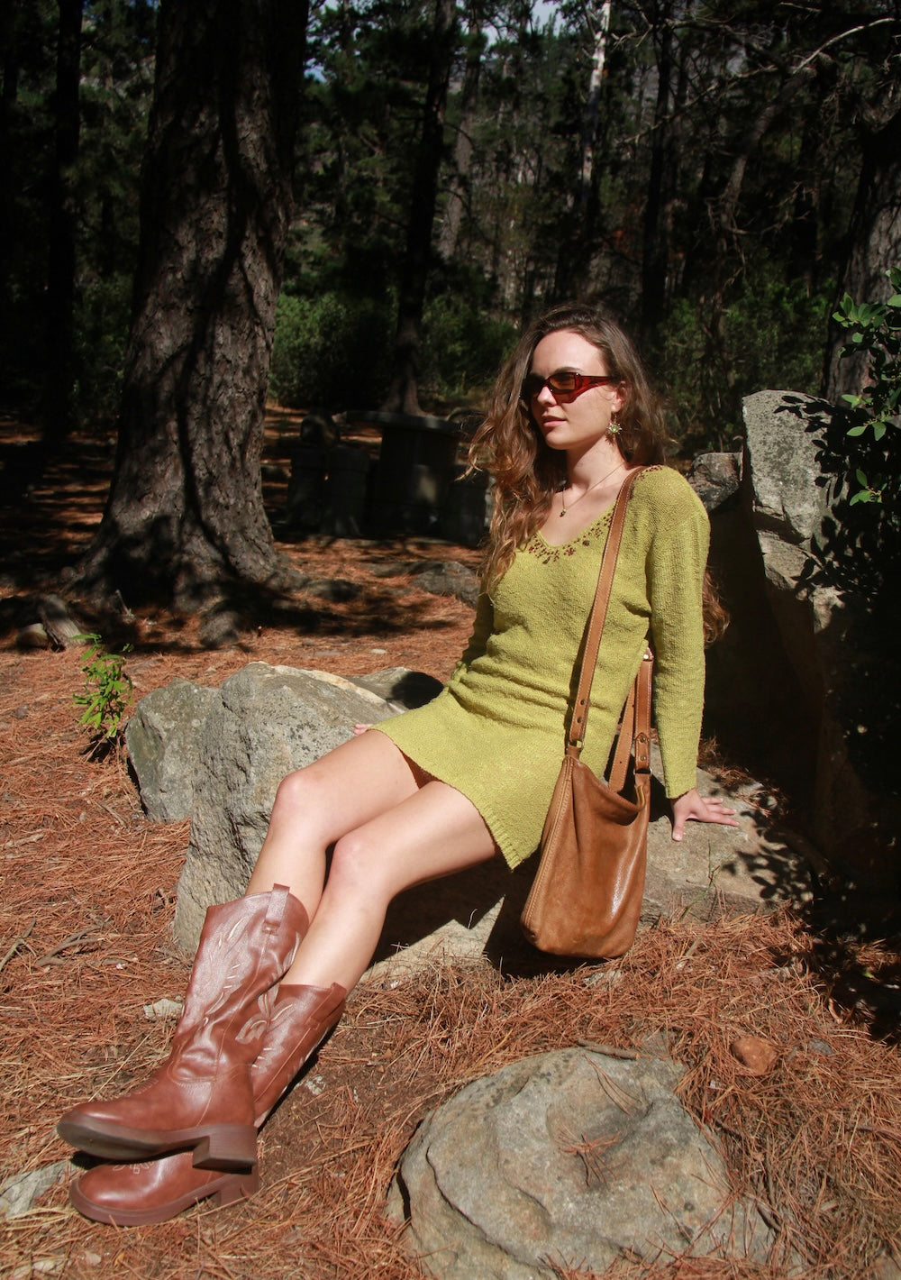 Green Knit Dress