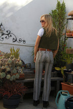70's striped pants