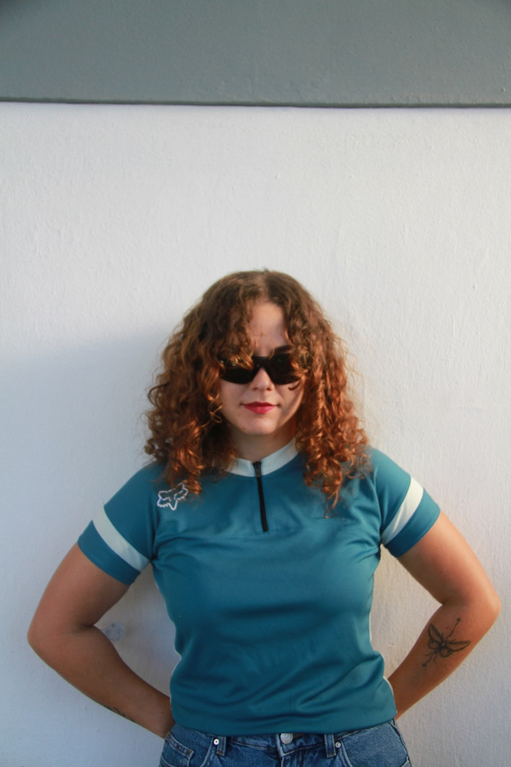 Blue cycle shirt