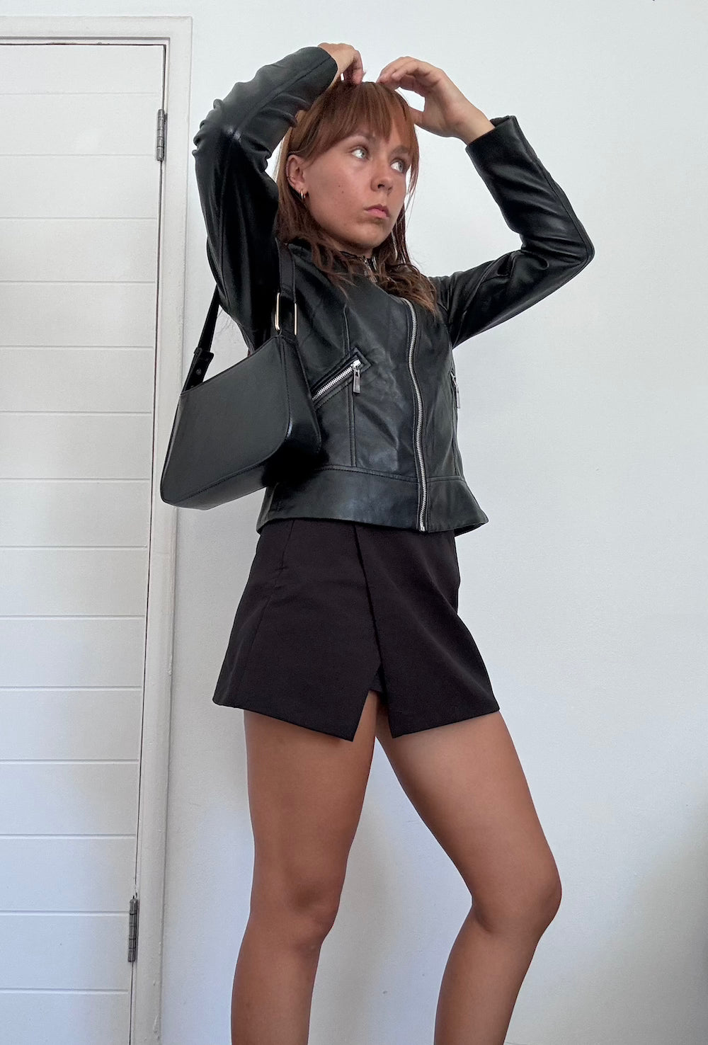 Black pleather jacket