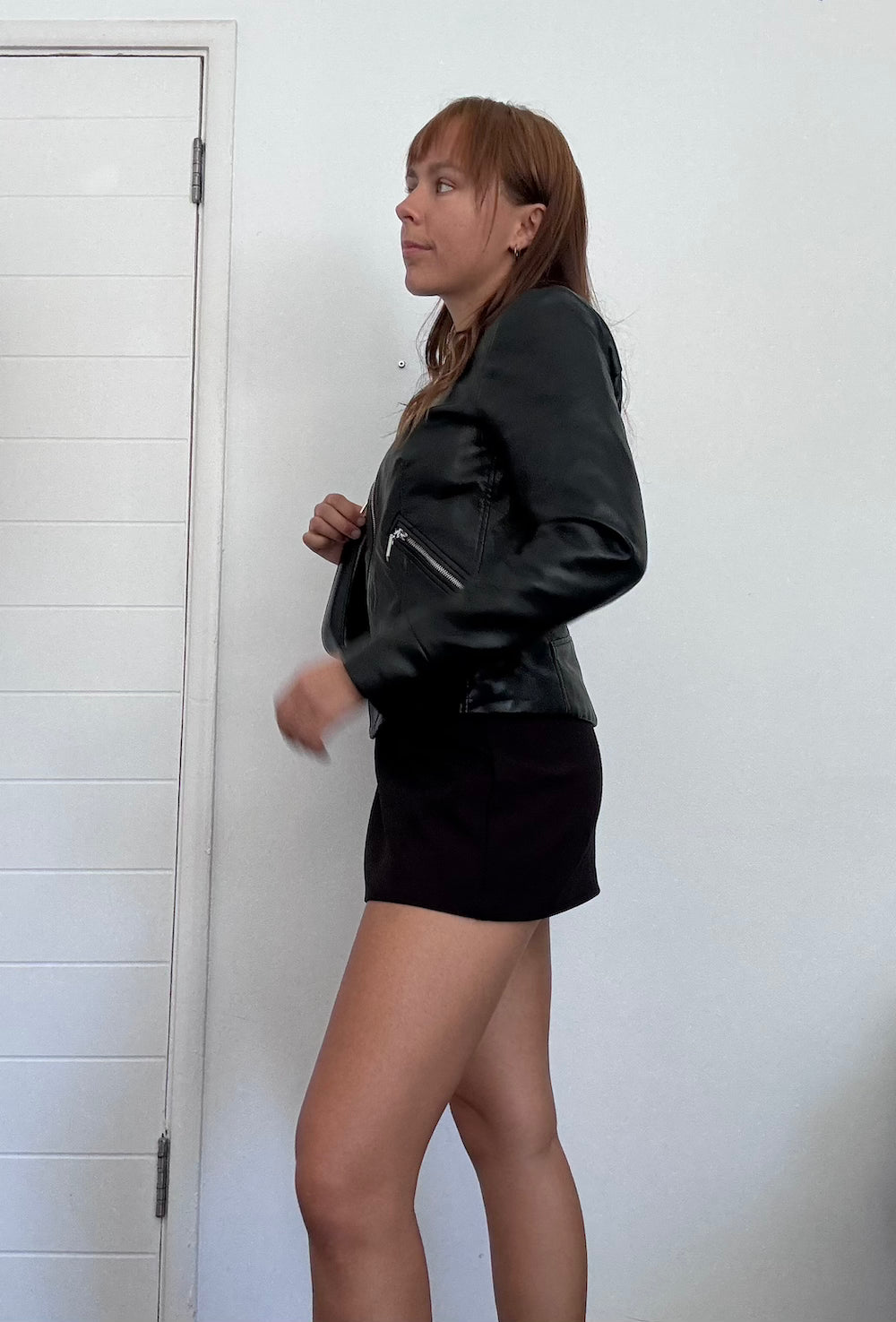 Black pleather jacket