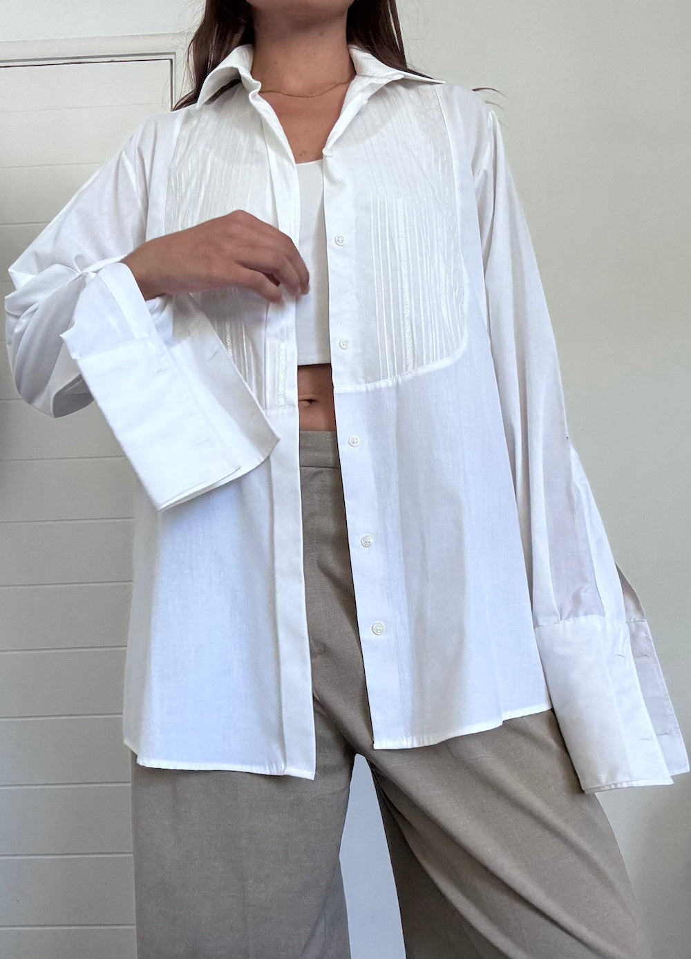 White large shirt