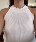White Knit Tank